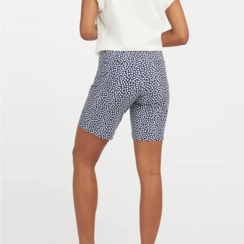 Sunshine Shorts, 10" Bermuda navy with white dots Small NWT - Picture 2 of 4